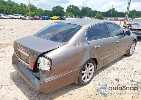 2005 Infiniti Q45 z USA, uszkodzony, nr VIN JNKBF01A25M101196